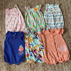 Carters Romper Bundle - 9m